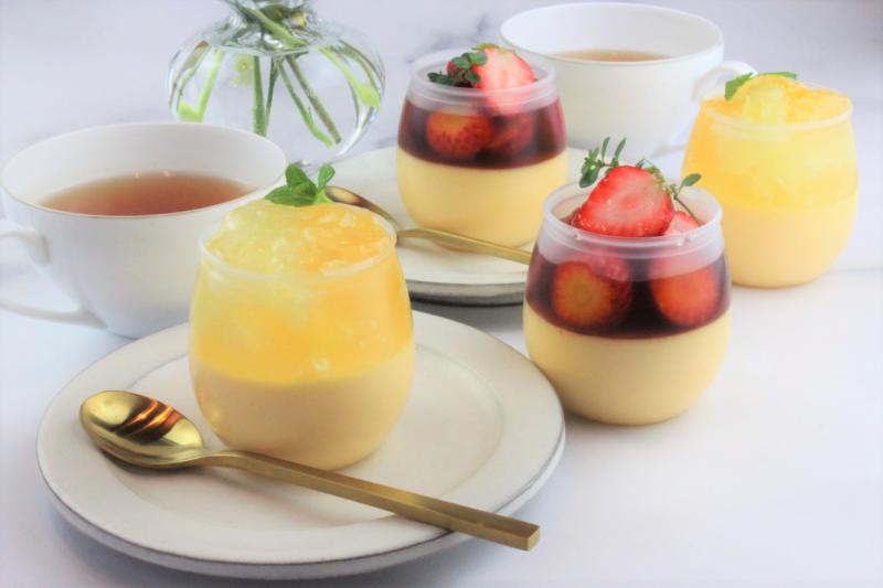 瓶プリンからの切り替え提案に。湯煎焼き対応「ブローカップ」で“価値ある手作り感”を演出